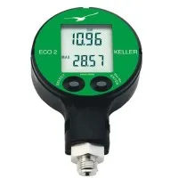 Keller ECO2301/4NPT [ECO2-30-1/4NPT] Digital Pressure Gauge, 1/4NPT,  -1 to 30 Bar