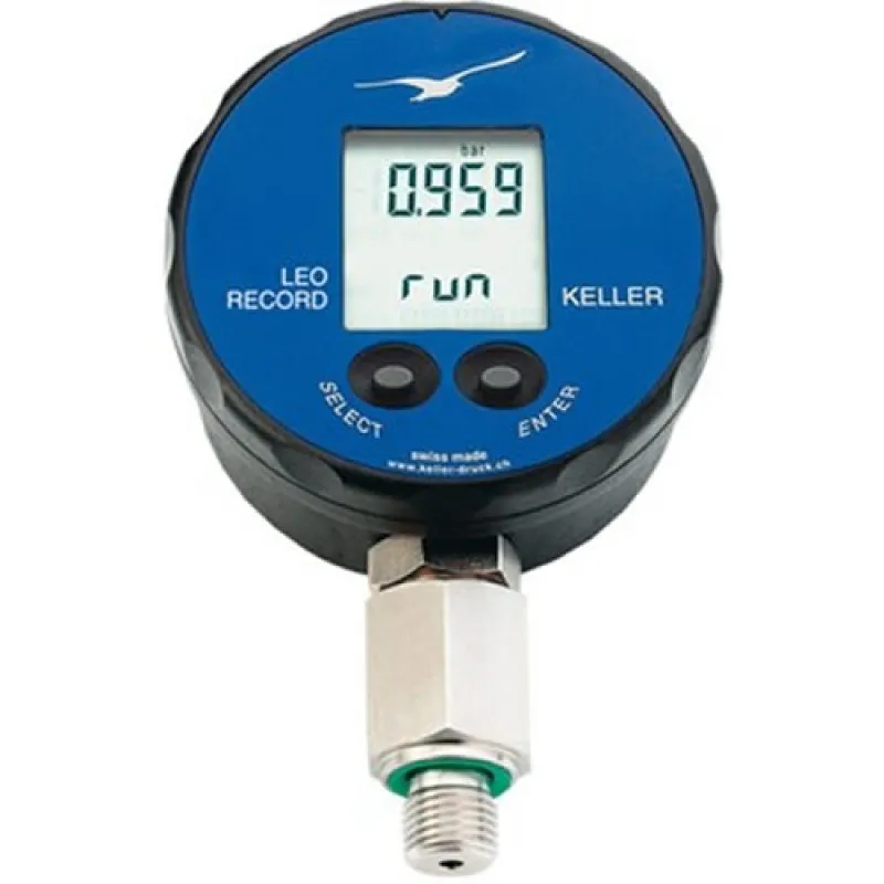 Keller LEO [LEO Record CAPO-30mBAR-1/4NPT] Record Digital Manometer, Capacitive, 0 to 30 mbar