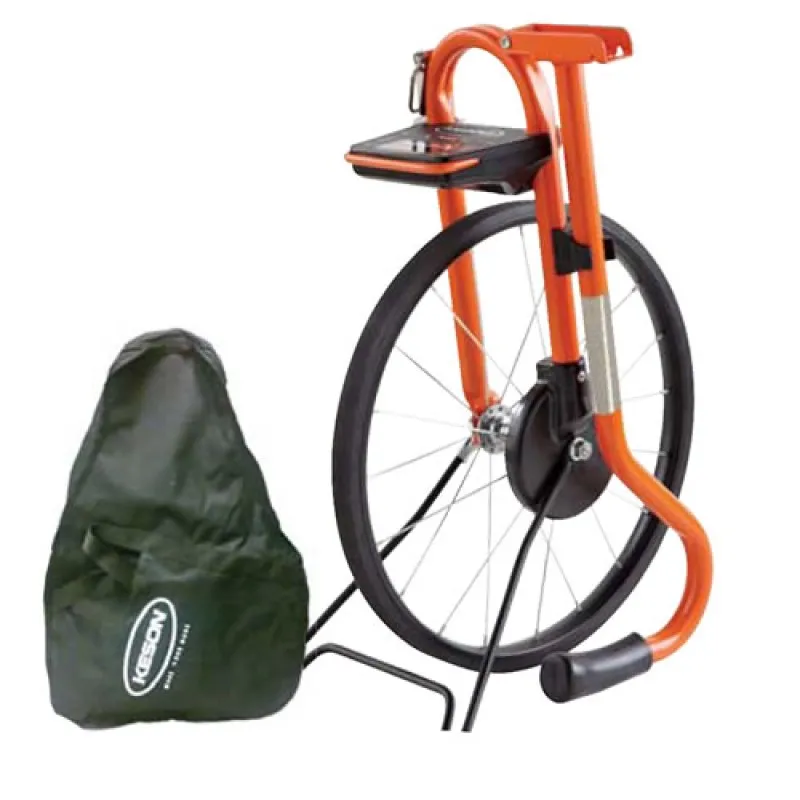 Keson MP401E Metal Professional Measuring Wheel Feet, Inches & Feet, 10ths, Metric, Continuous Inches