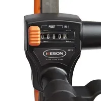 Keson RRT12M [RRT12M] 12-inch Top Reading Centerline Folding Measuring Wheel Meter, Decimeter