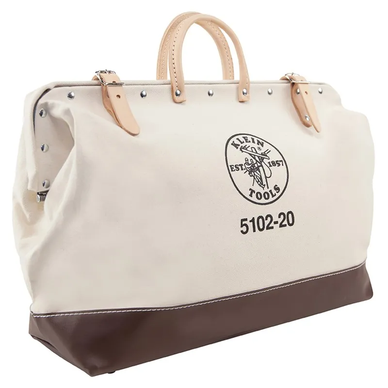 Klein Tools 5102-20 [KLE-5102-20] Canvas Tool Bag, 20-Inch