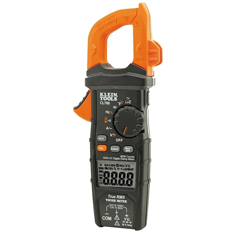 Klein Tools CL-700 [CL700] 600A AC Auto-Ranging Clamp Meter