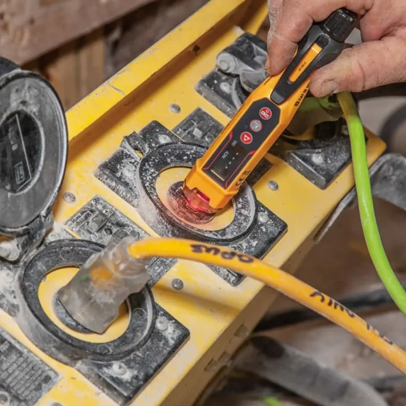 Klein Tools NCVT-6 [KLE-NCVT-6] Non-Contact Voltage Tester Pen, 12-1000V AC, with Laser Distance Meter - 66 ft. (20 m)