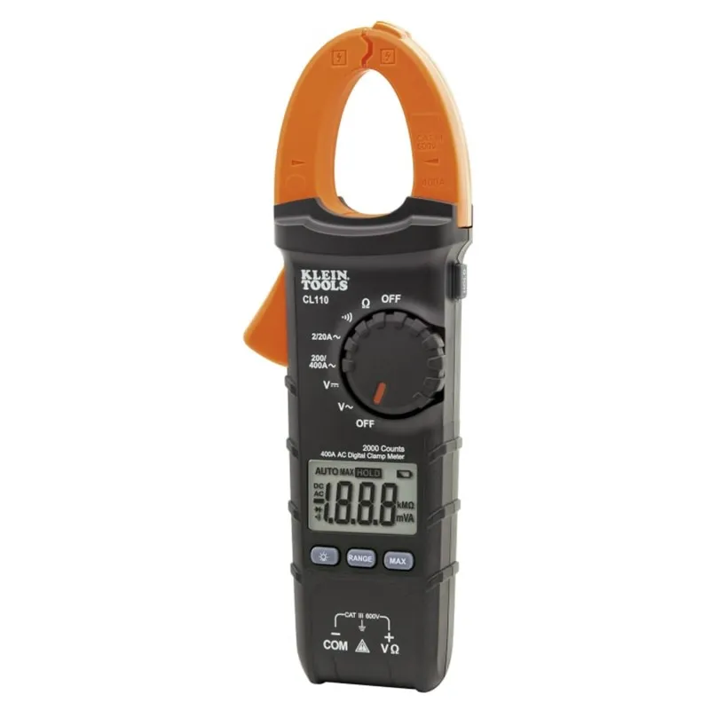 Klein Tools CL-110 [CL110] 400A AC Auto-Ranging Digital HVAC Clamp Meter