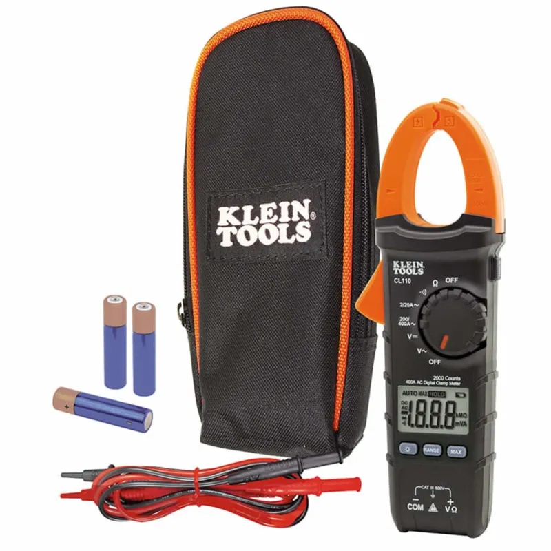 Klein Tools CL-110 [CL110] 400A AC Auto-Ranging Digital HVAC Clamp Meter