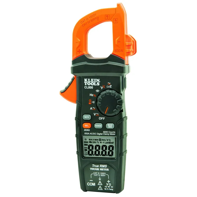 Klein Tools CL-800 [CL800] 1000A AC/DC Auto-Ranging Digital Clamp Meter