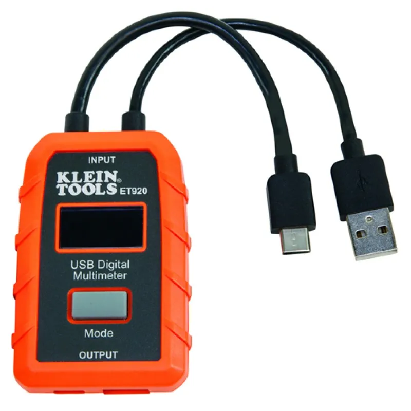Klein Tools ET920 [KLE-ET920] USB Digital Meter, USB-A and USB-C