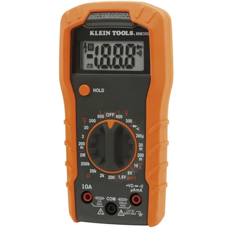 Klein Tools MM300 [KLE-MM300] 600V Manual-Ranging Digital Multimeter