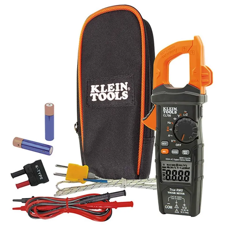 Klein Tools CL-700 [CL700] 600A AC Auto-Ranging Clamp Meter