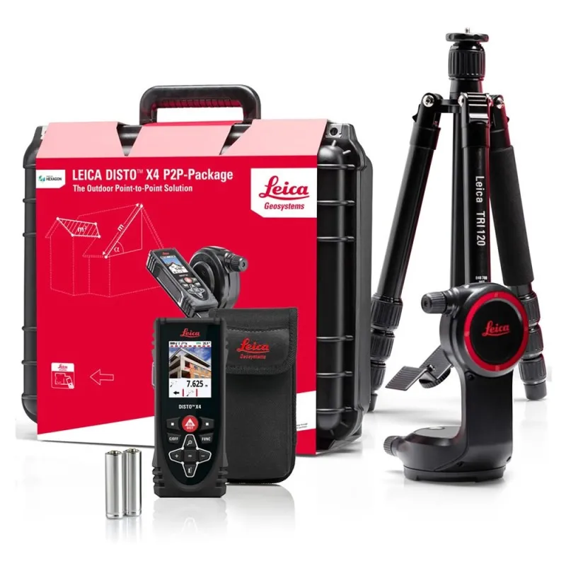 Leica Disto X4 [887891]  Laser Distance Meter Outdoor P2P Package -150m