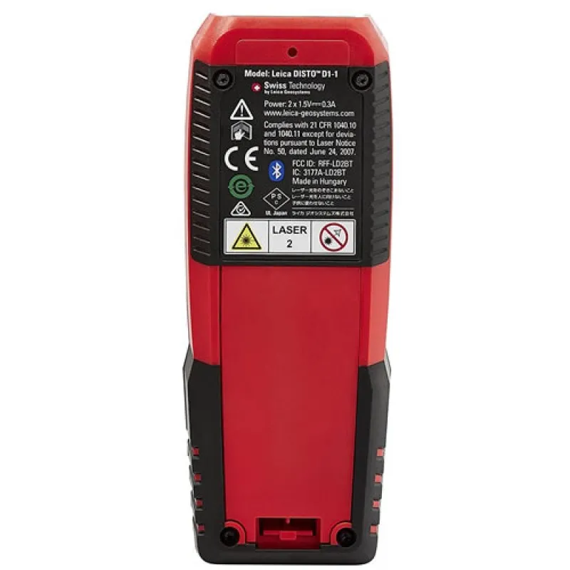 Leica Disto D1 [846805] Laser Distance Meter with Bluetooth - 40m 