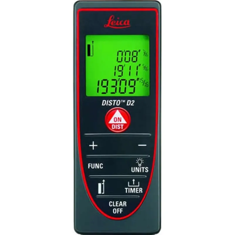 Leica Disto D2 [838725] Laser Distance Meter with Bluetooth - 100m 