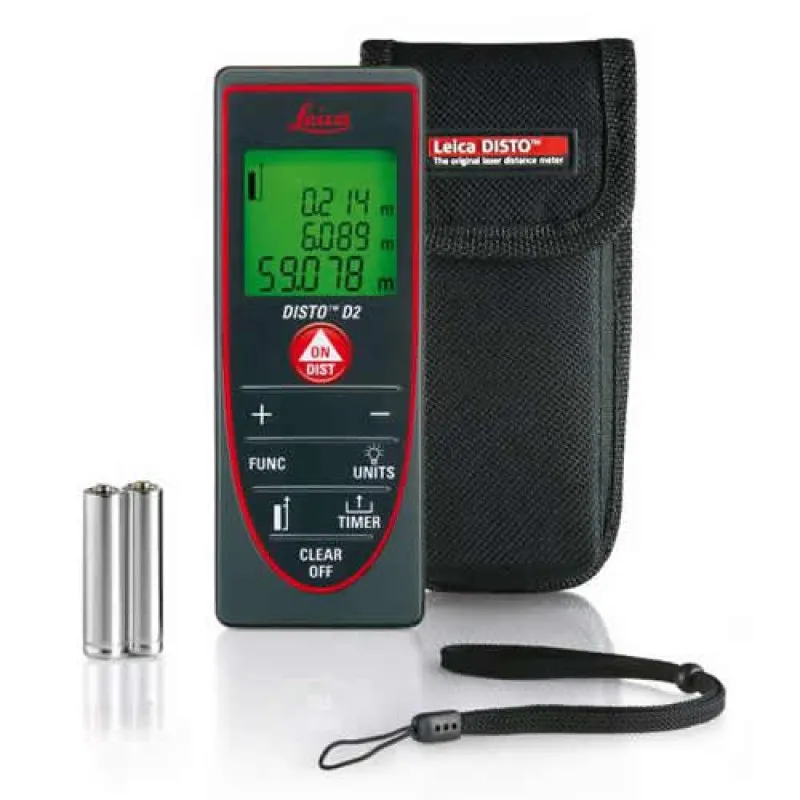 Leica Disto D2 [838725] Laser Distance Meter with Bluetooth - 100m 