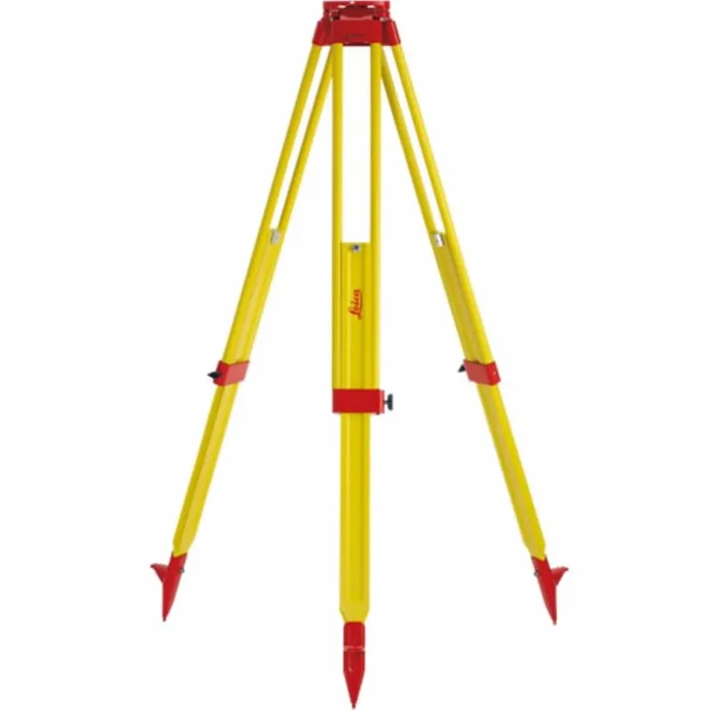 Leica GST120-9 [667301] Professional 5000 Telescoping Wooden Tripod With Self-Interlocking Feet