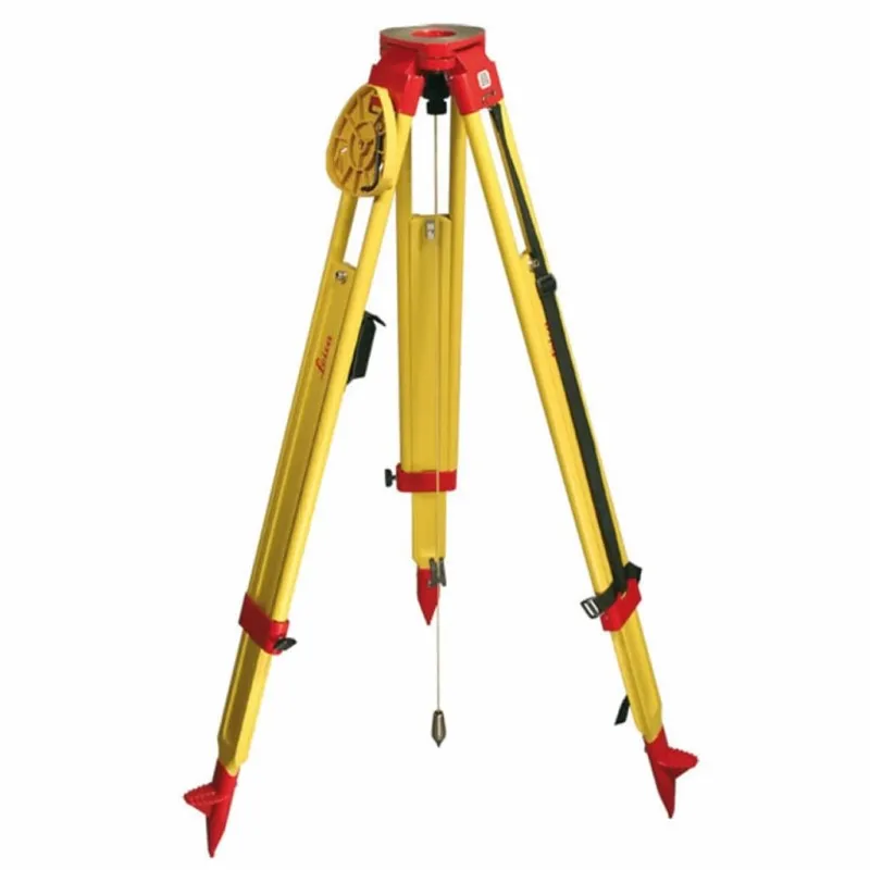 Leica GST20-9 [394752] Professional 5000 Telescoping Wooden Tripod Without Tool Pouch