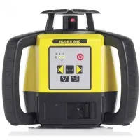 Leica Rugby 640 [6011154] Rotary Laser Level With Rod Eye 120 and Alkaline Battery Pack