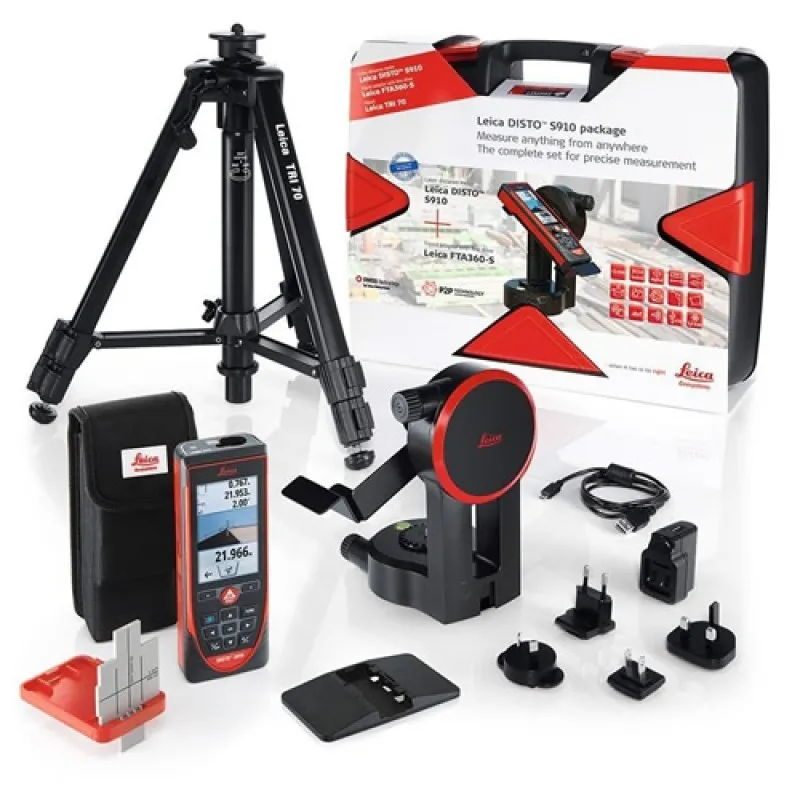 Leica Disto S910 [806677] 300m Laser Distance Meter Pro Kit