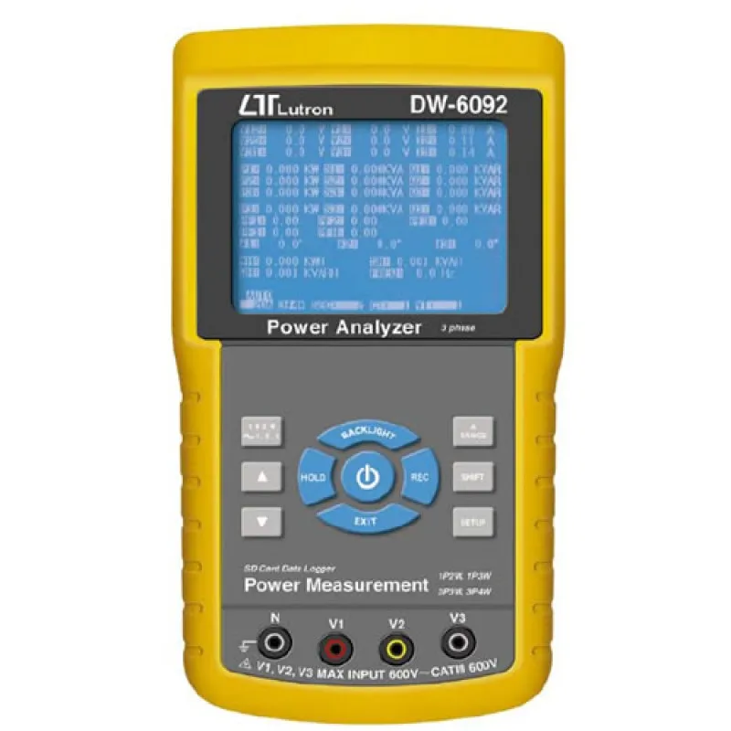Lutron DW-6092 3 Phase Power Meter Analyzer