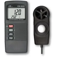 Lutron EM 9000 [ME-9000] ENVIRONMENT METER, + Humidity, Anemometer, Light, Type K/J