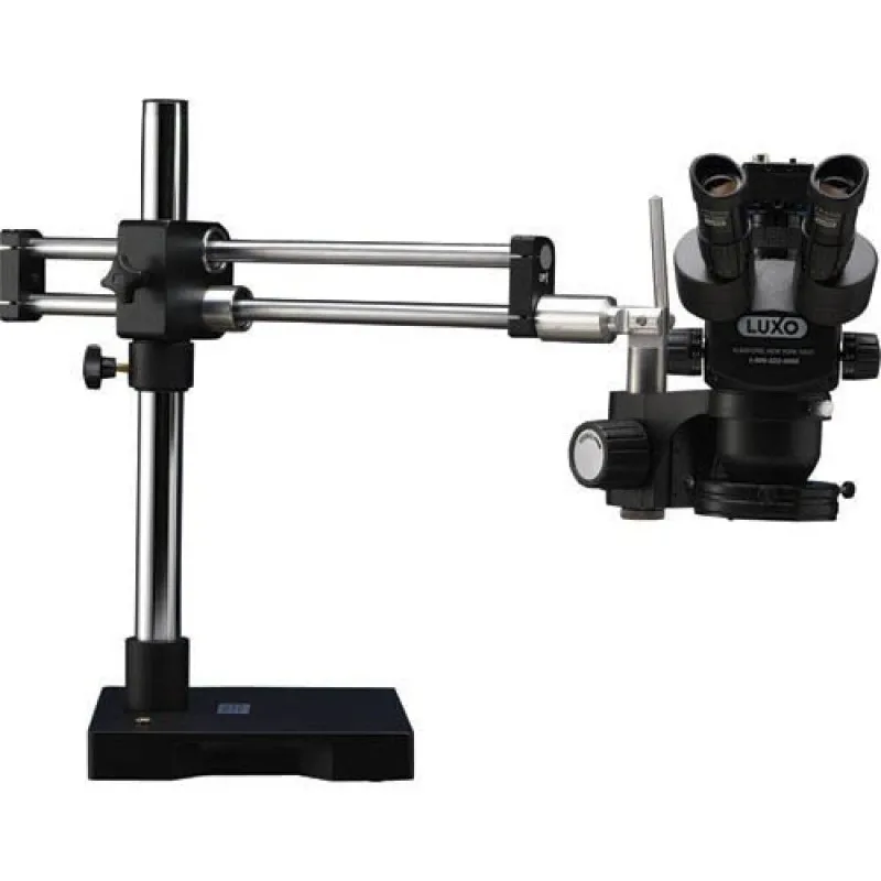Luxo 23720RB-TRT-ESD [373RB-TRT-ESD] System 373 Trinocular Microscope, Dual Arm Boom Stand