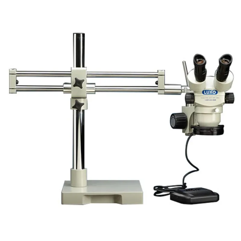 Luxo 23727RB [273RB-DMLED] System 273 Binocular Stereo Microscope, Dimmable LED Ring Light