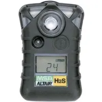 MSA Altair [10092521] Single-Gas Detector, Hydrogen Sulfide (H2S), 10 ppm (first alarm), 15 ppm (second alarm)