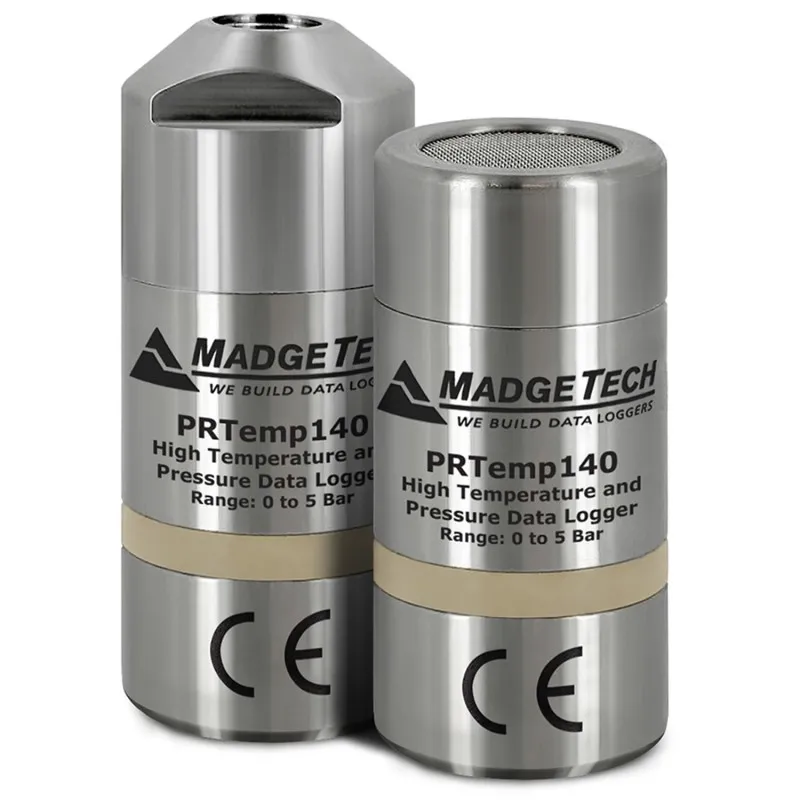 MadgeTech PRTemp140-NPT [901223-00] Pressure and High Temperature Data Logger with 1/8-27 NPT Pressure Port Top