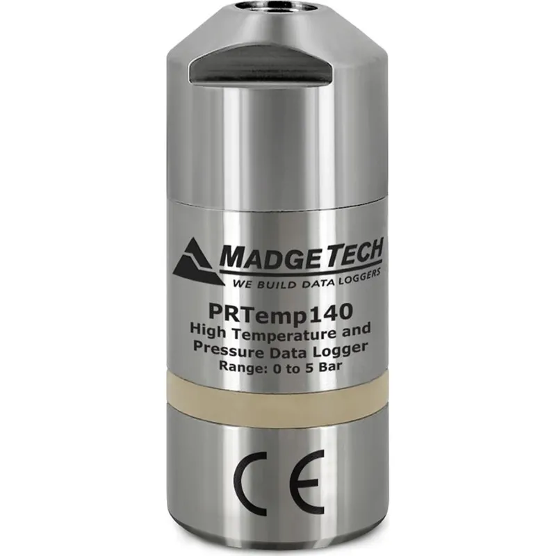 MadgeTech PRTemp140-NPT [901223-00] Pressure and High Temperature Data Logger with 1/8-27 NPT Pressure Port Top