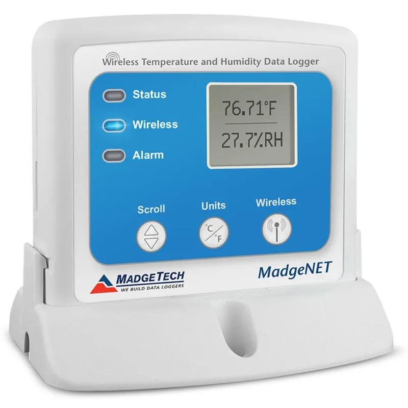 MadgeTech RFRHTemp2000A [RFRHTemp2000A] Temperature and Humidity Data Logger w/ Wireless Two-Way Communication