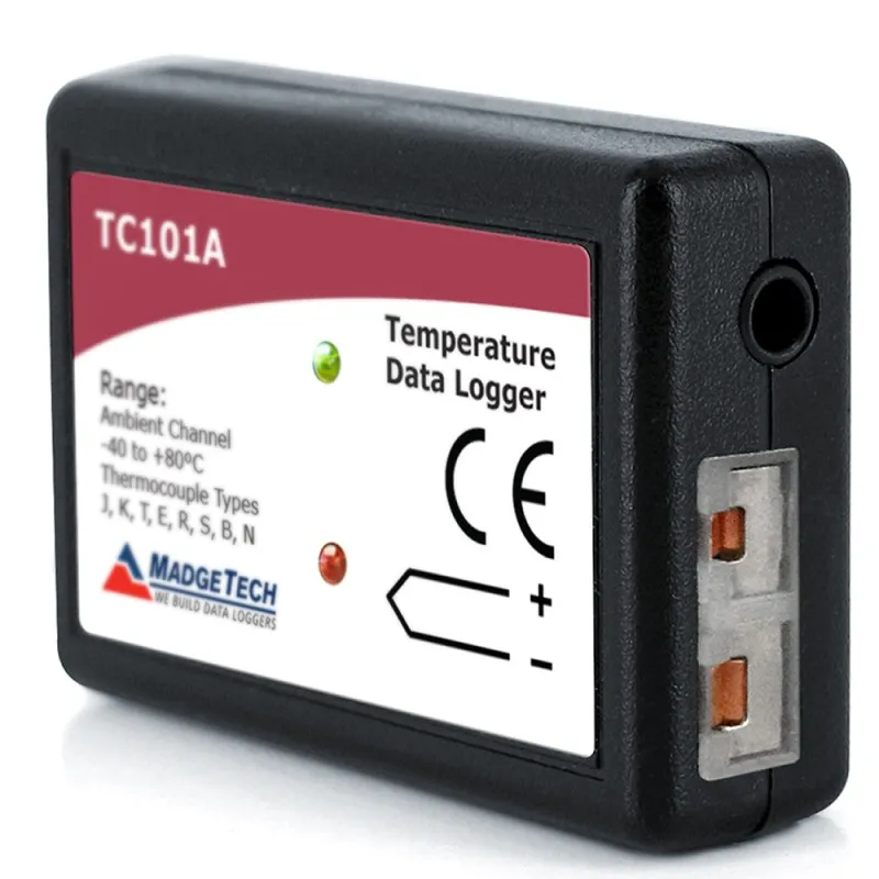 MadgeTech TC101A [TC101A-TB] Thermocouple Data Logger with Pluggable Screw Terminals