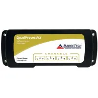 Madgetech QUADPROCESSV2-160mA [902082-00] 4-Channel Low Level DC Current Recorder,  -160 mA to 160 mA 