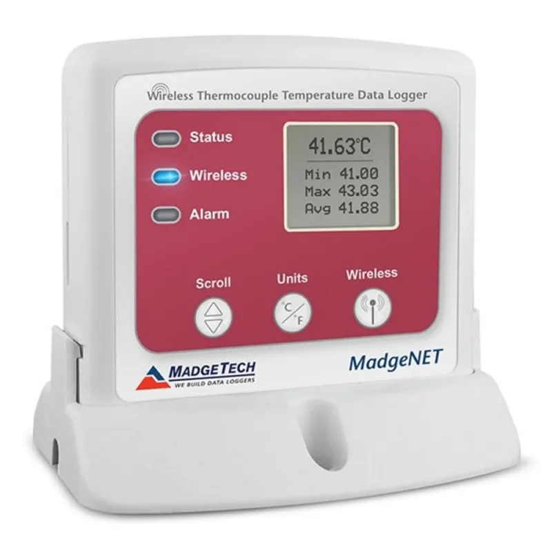 MadgeTech RFTCTemp2000A [RFTCTemp2000A-MP] Wireless Thermocouple Data Logger w/ Standard Mini Plugs
