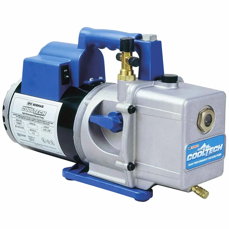Robinair CoolTech 15601 [15601-220] 6 CFM 115V/220V 50/60 Hz, High Performance Vacuum Pump
