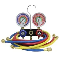 Mastercool 57136 [57136] R410A Aluminum 2-Way Manifold Gauge Set w/ 3-36" (92cm) Hoses