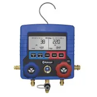 Mastercool 99134-A [99134-A] R134a Digital Manifold with Auto Capacity 1/2" ACME