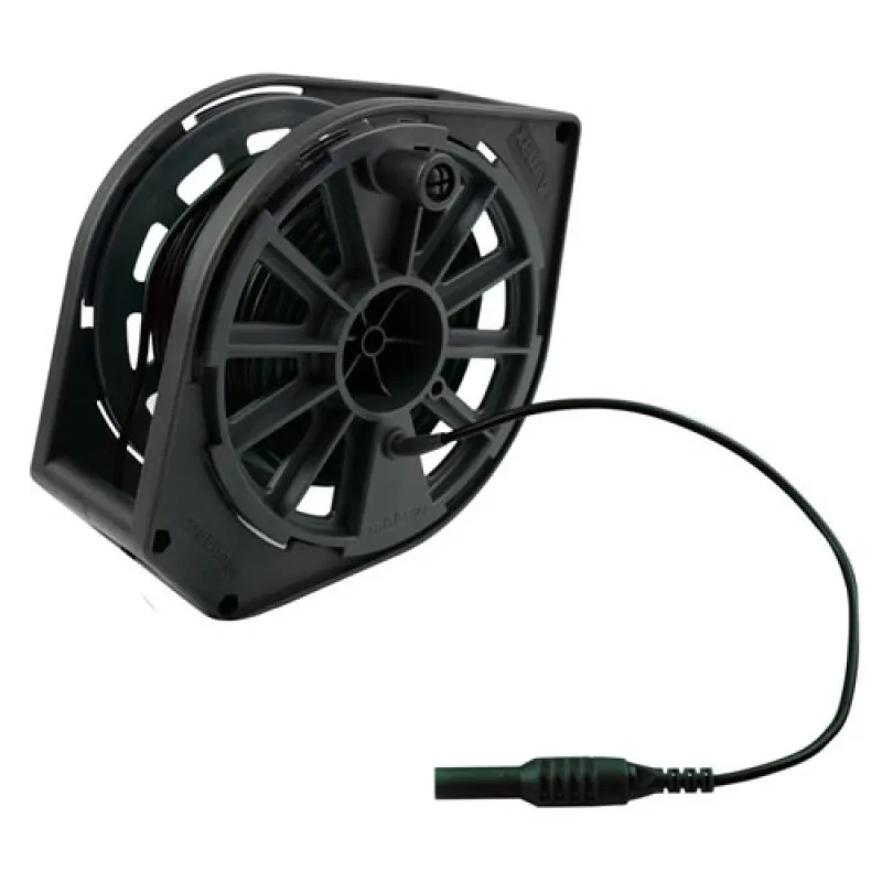 Megger 1000-350 Replacement Cable Reel, Black Cable, 50 m, 115V