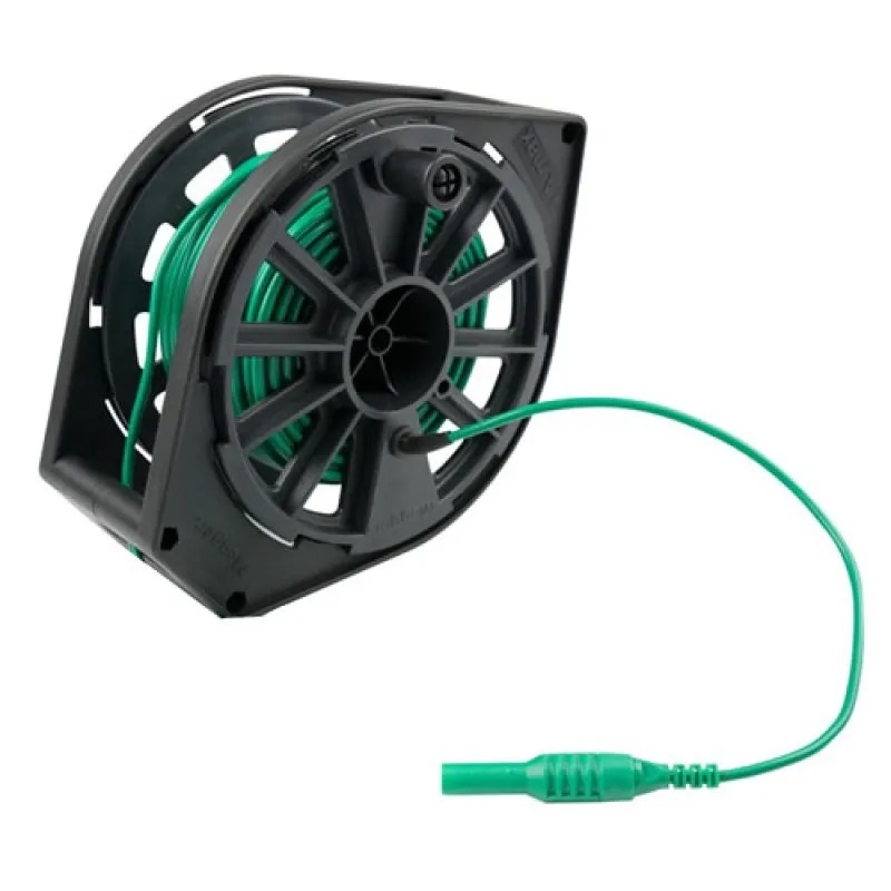 Megger 1000-362 Replacement Cable Reel,  Green Cable, 30 m, 115V