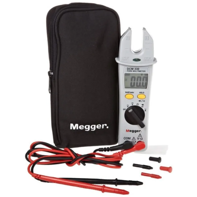 Megger DCM330-EN [000-219] AC Fork Multimeter, 1000VAC/DC, 200AAC
