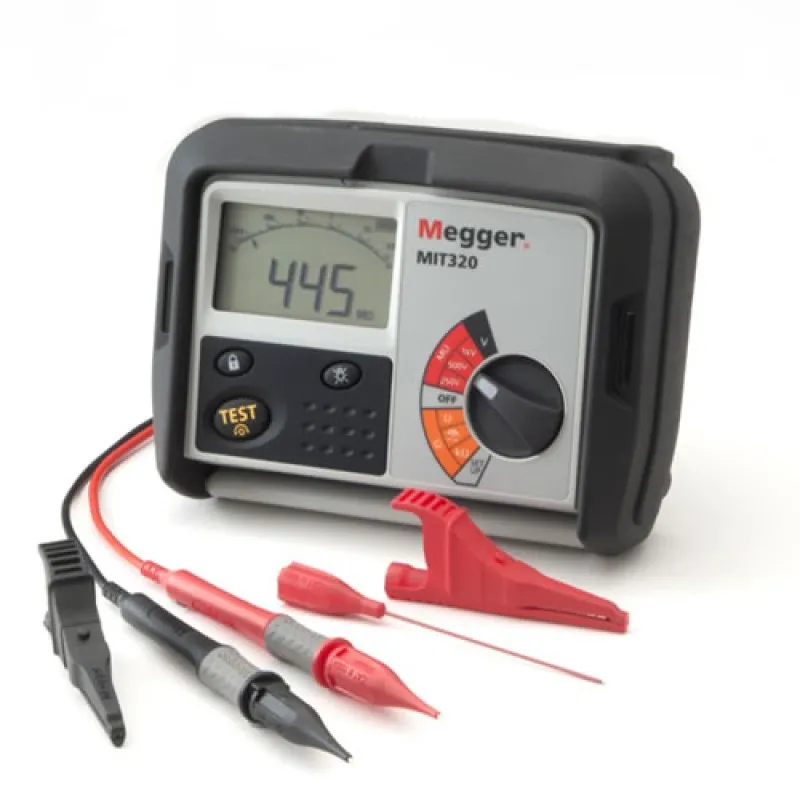 Megger MIT320-EN 250V/500V/1000V Insulation/Continuity Tester 