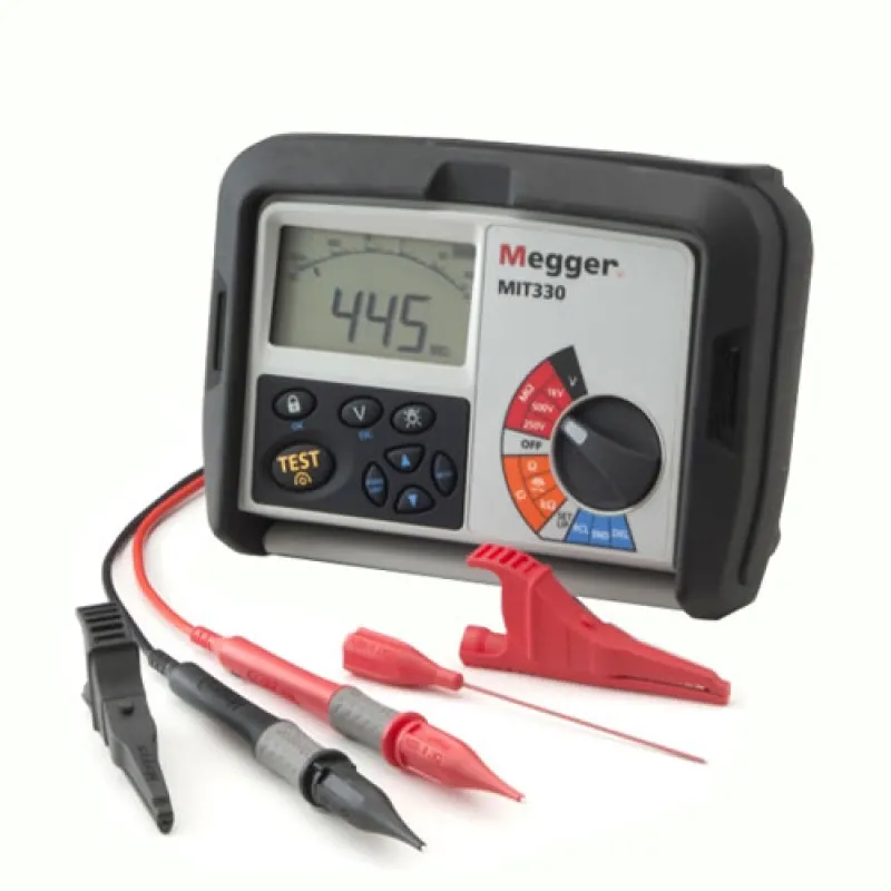 Megger MIT330-EN 250V/500V/1000V Insulation/Continuity Tester 