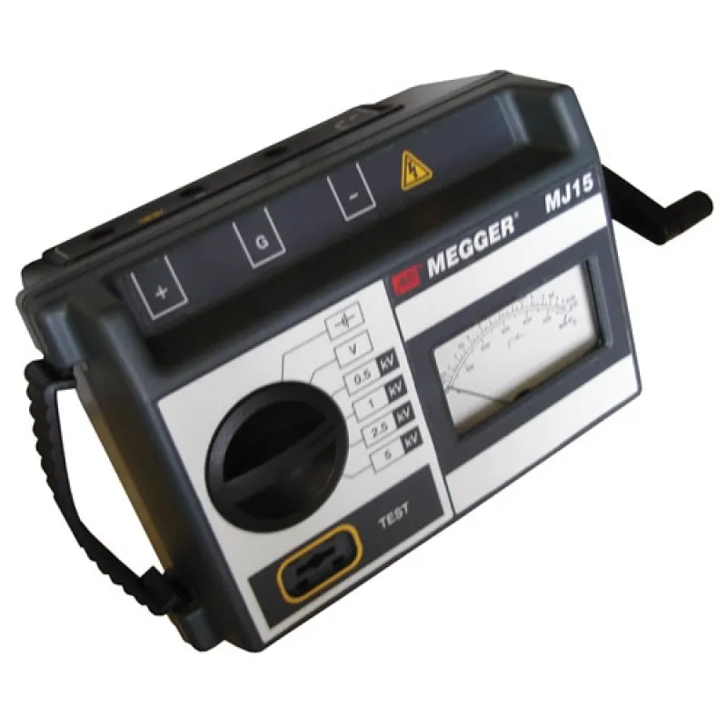 Megger MJ15 [6410-920] Hand Crank/battery 5 kV Insulation Tester
