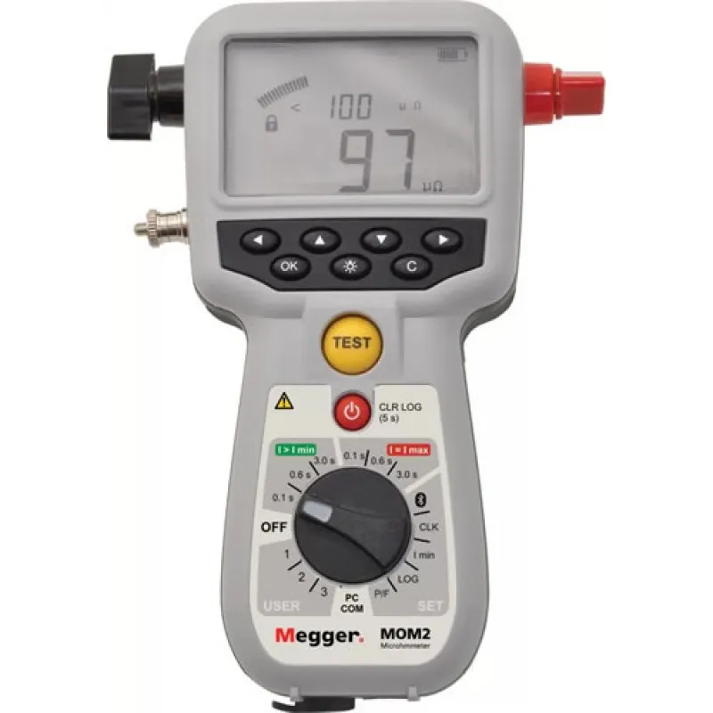 Megger MOM2 [BD-59095] Micro-ohmmeter w/o Kelvin Probe 240A