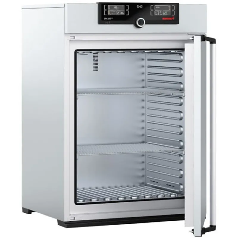 Memmert UN Series [UN260 PLUS-230V] Standard Delivery Universal Oven 256L/9cuft, Natural Convection, 230V with Twin Display Controller, Programmable, ATMO Control Software