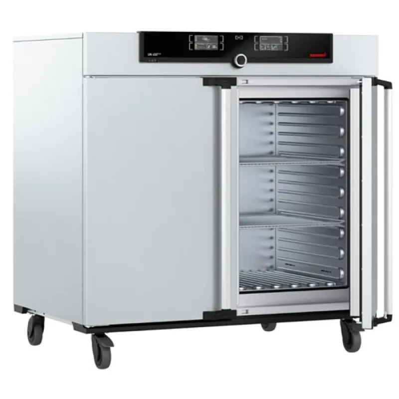 Memmert UN Series [UN450 PLUS 208V-3PH] Standard Delivery Universal Oven 449L/15.5 cuft, Natural Convection, 208volt - 3 phase with Twin Display Controller, Programmable, ATMO Control Software