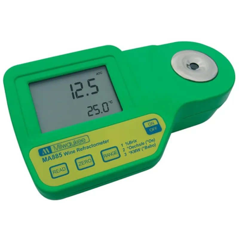 Milwaukee MA885 [MA885] Digital Refractometer for Grape Juice (Brix, °Oe, °KMW)