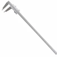 Mitutoyo 160 Series [160-102] Vernier Caliper with Nib Jaw Fine Adjustment 24in