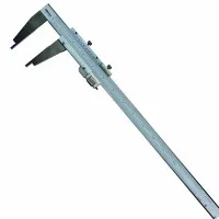 Mitutoyo 160 Series [160-111] Vernier Caliper with Nib Jaw Fine Adjustment 60in