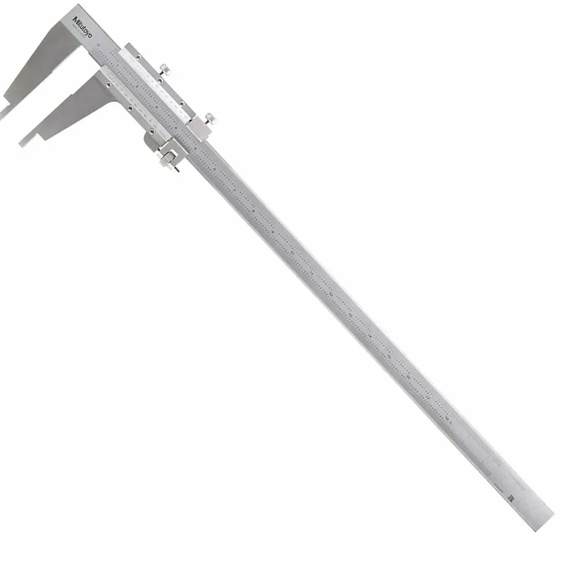 Mitutoyo 160 Series [160-116] Vernier Caliper with Nib Jaw Fine Adjustment 18in