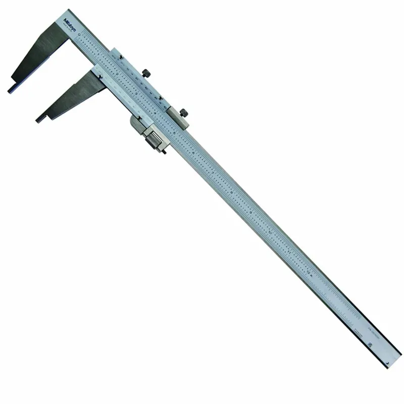 Mitutoyo 160 Series [160-124] Vernier Caliper with Nib Jaw Fine Adjustment 12in