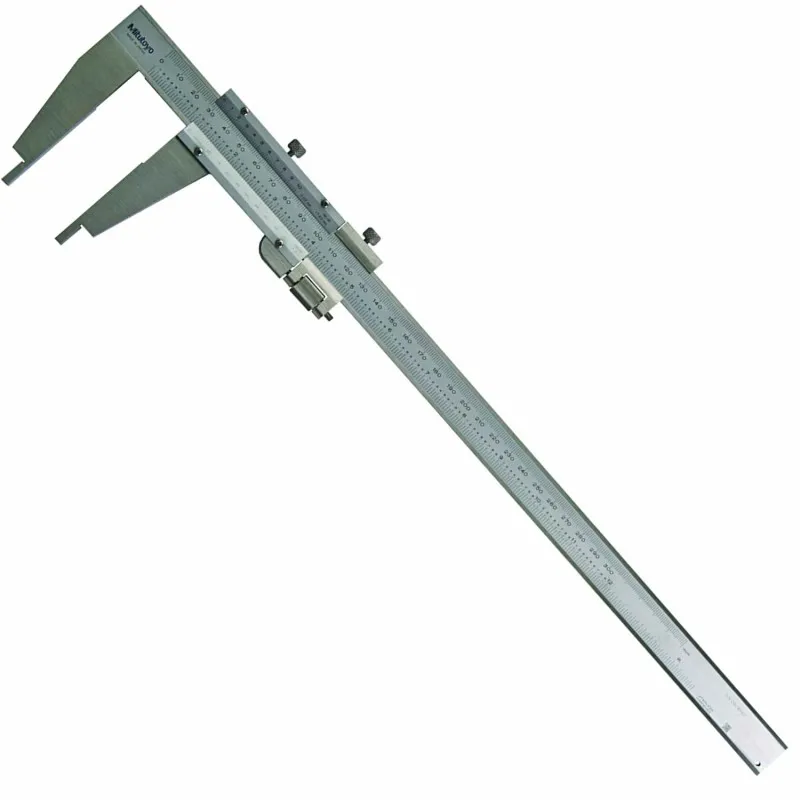 Mitutoyo 160 Series [160-125] Vernier Caliper with Nib Jaw Fine Adjustment 12in (300mm)